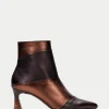 Botin dalia marron-bronce