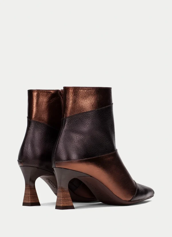 Botin dalia marron-bronce