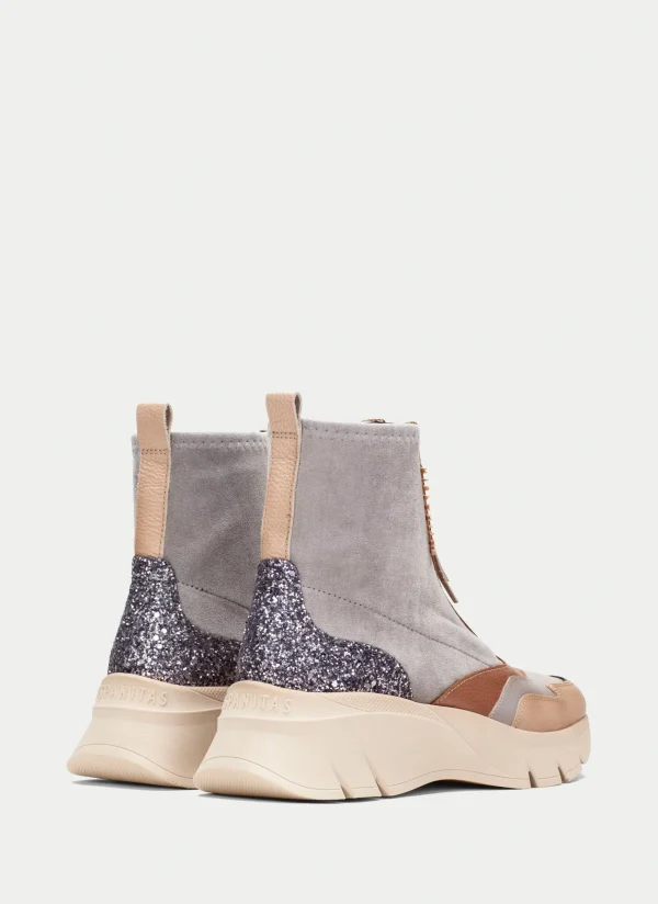 Botin sport helsinki gris-tierra-glitter