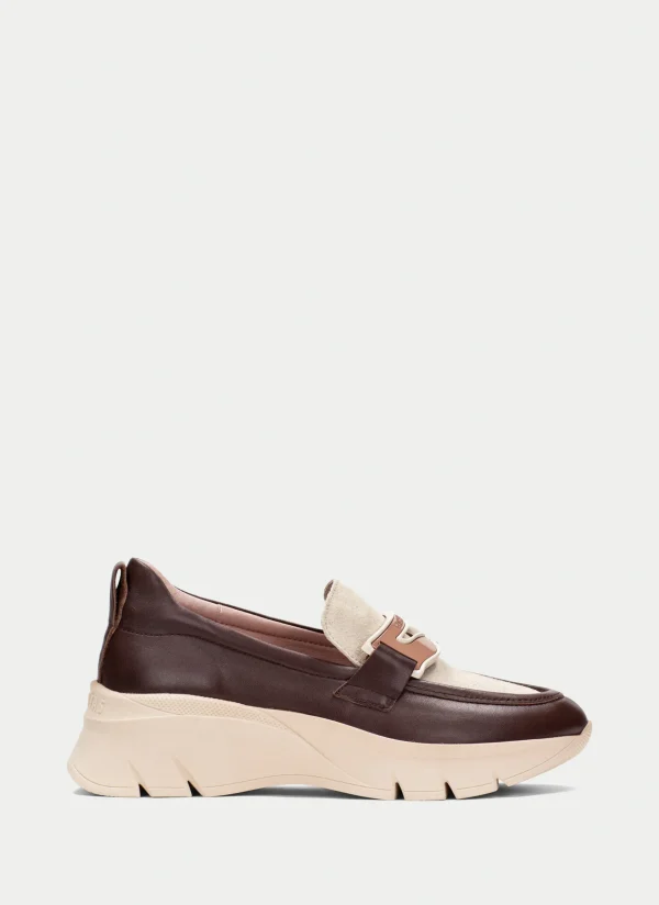 Mocasin Sport helsinki marron-milk