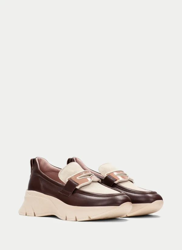 Mocasin Sport helsinki marron-milk