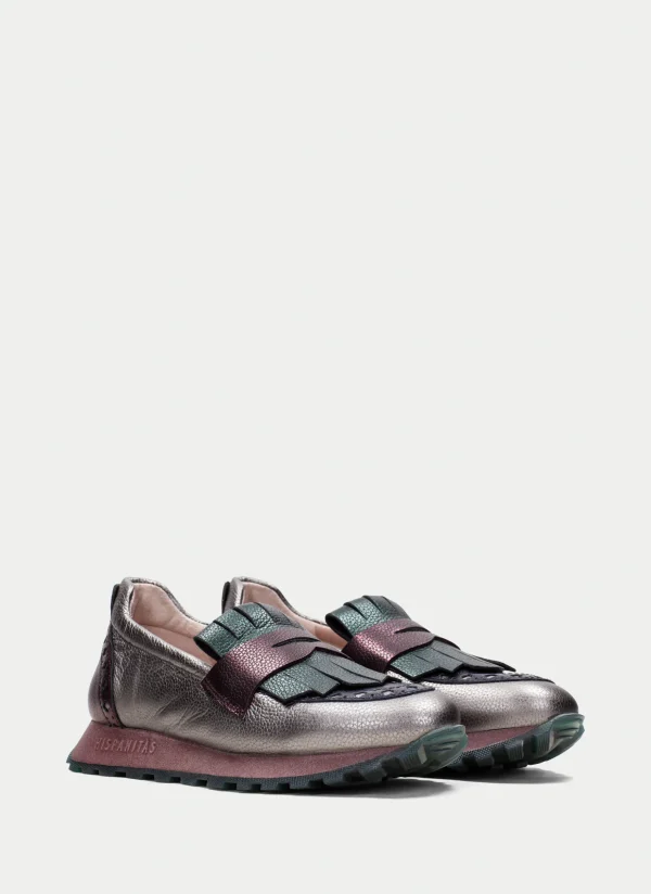 Mocasin Sport loira multi-metal