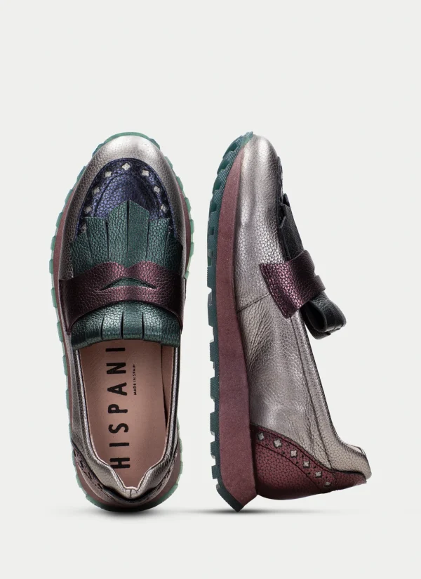 Mocasin Sport loira multi-metal