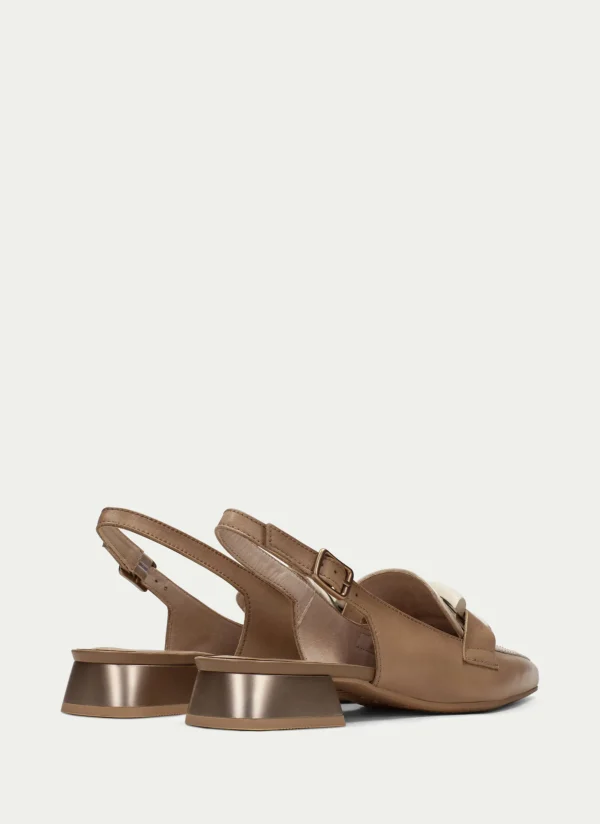 Zapato Plano dali desert-crema